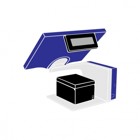 Pack Caisse Tactile AURES Yuno 15 pouces i3 Wide (TPV + Imprimante tickets thermique) Pack Caisse Tactile AURES Yuno 15 pouces i3 Wide (TPV + Imprimante tickets thermique)