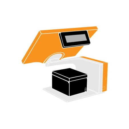Pack Caisse Tactile AURES Sango i3 15 pouces (TPV + Imprimante tickets thermique)