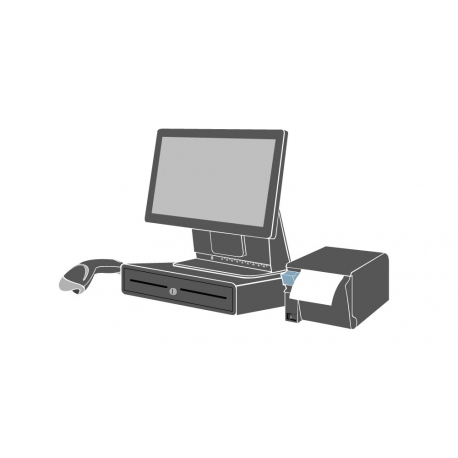Pack Caisse Tactile ELOTOUCH 15E2 15 pouces (Sans logiciel d'encaissement)