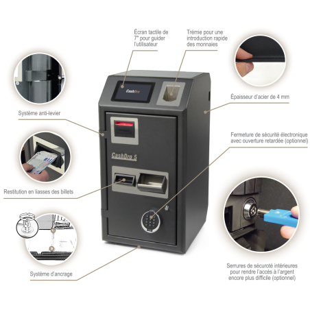 Monnayeur automatique CASHDRO5