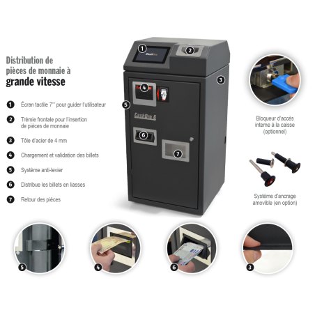 Monnayeur automatique CASHDRO6
